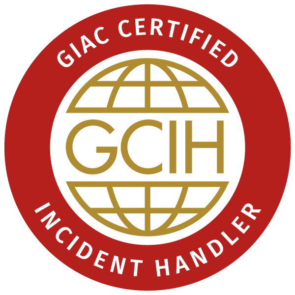 GIAC Certified Incident Handler (GCIH) badge